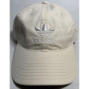Adidas Baseball Style Cap Very Light Tan Adjustable